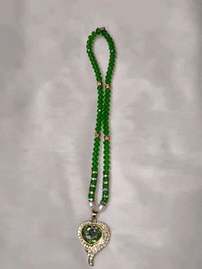 Green Beaded Necklace