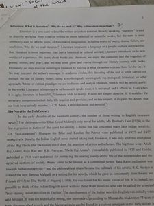 Literature Notes UGC NET ENGLISH