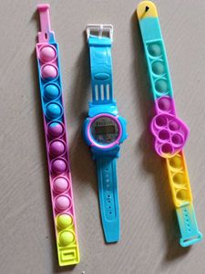 Kids Pop It Watch Bundle