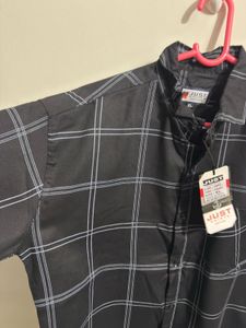 Men&#39;s Black Checked Shirt