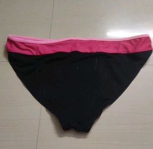 Black &amp; Pink Bikini Bottom