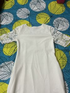 Beautiful White Beads Dress