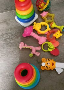 Baby Rattles And Stack Rings