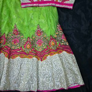 Gorgeous Green Lehenga Choli Set