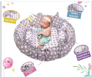 Baby Nest Bed with Pillows