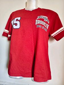 Red Brooklyn League T-Shirt