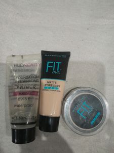 Set Of Primer+ Foundation+ Compact Powder