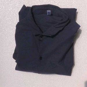 Navy Button-Down Shirt