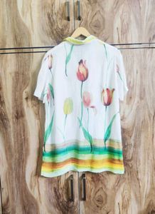 Offwhite Printed Shirt Size-38
