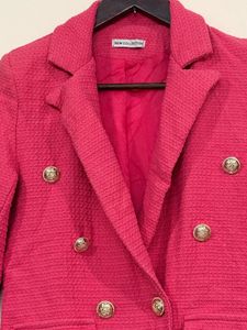 Pink Double Breasted Blazer 💘