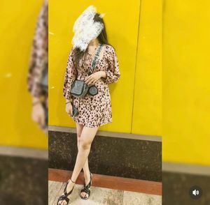 Pink Animal Print Dress