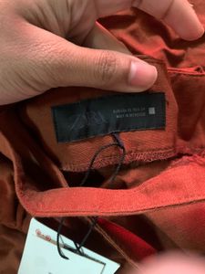 Zara Linen Blend MIDI Dress