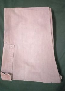 Pink Cargo Flare Jeans