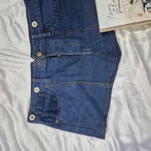 Micro Mini Denim Skirt