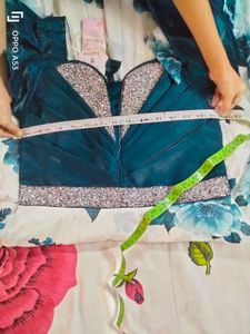 Floral Green Ethnic Gown