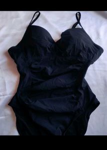 Black Padded Bodysuit Top