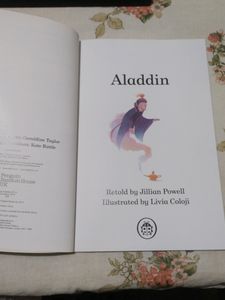 (Combooffer) Aladdin Story Book &amp; Blue Umbrella