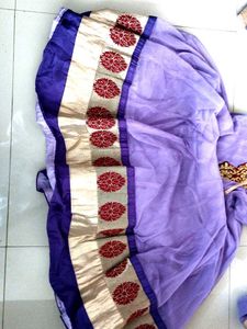 Ethnic Gown Purple Colour 💜