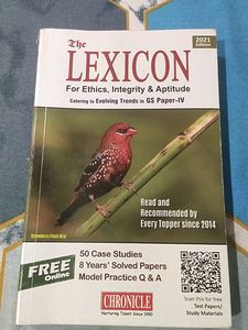 Lexicon For Ethics Integrity And Aptitude For Upsc Preparation