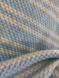 Striped Polo Knit Top