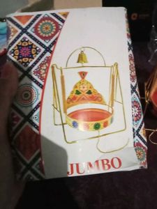 Laddu gopal jhula &amp; Photo frame for gifts Combo