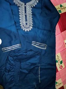 Sea green Kurti Set For Women