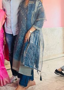 Pure Designer Organza Kurta Set