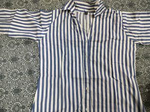 Snatched blue shirt