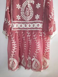 Floral Embroidered Kurti