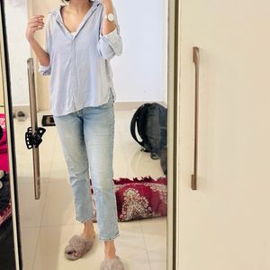 Denim Straight Jeans