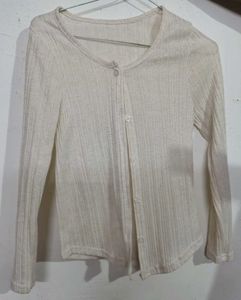 Off White Button-Up