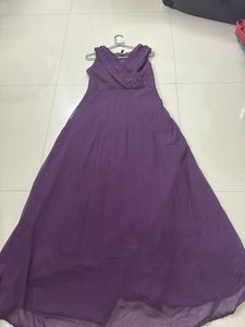 Elegant Purple Maxi Dress