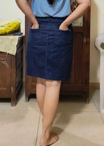 Denim Skirt Midlength