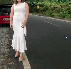 White Midi Dress