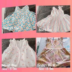 Cute Baby Girl Dresses Bundle