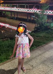 Cute Floral Girls Dress