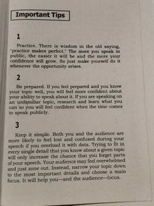 Guide On Public Speaking