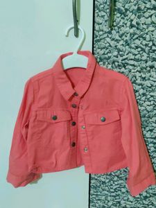 Girls Kid Pink Coat