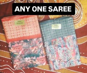 Paisley Print Digital Dola Saree