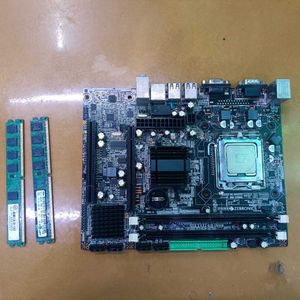 ZEBRONICS MOTHERBOARD + INTEL CORE DUO PROSSESOR