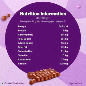 Cadbury Dairy Milk Silk Bubbly Chocolate 46g