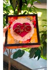 Handmade Bicycle Heart Box