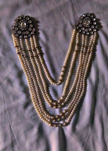 Elegant Pearl &amp; Stone Necklace