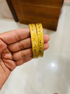 Gold plated Bangles (Set of 2)