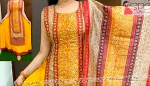Designer Kurti Frock Style Double Palla