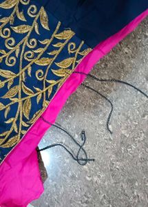 Elegant Embroidered Ethnic Dress🔵🥰❣️