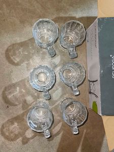Delisoga Glass Mugs - Set of 6