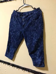3/4th Dark Jeans