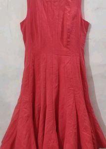 Coral Flovy Dress