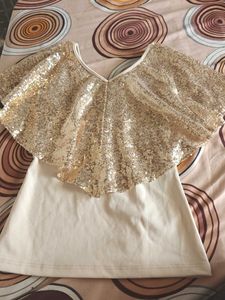 Half Cape Party Wear Top